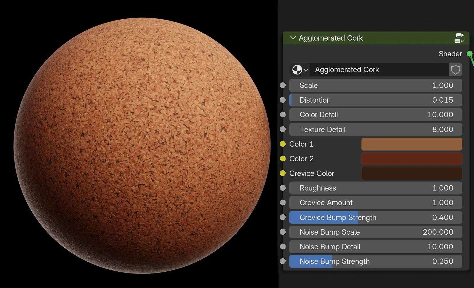 Procedural Cork Materials screenshot 3