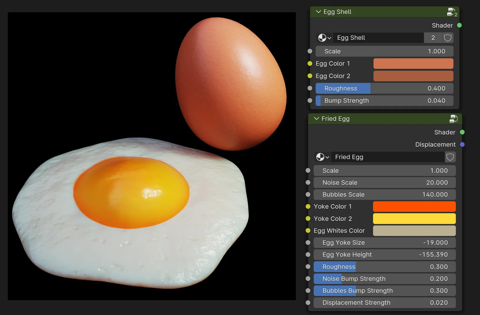 Procedural Egg Materials screenshot 2