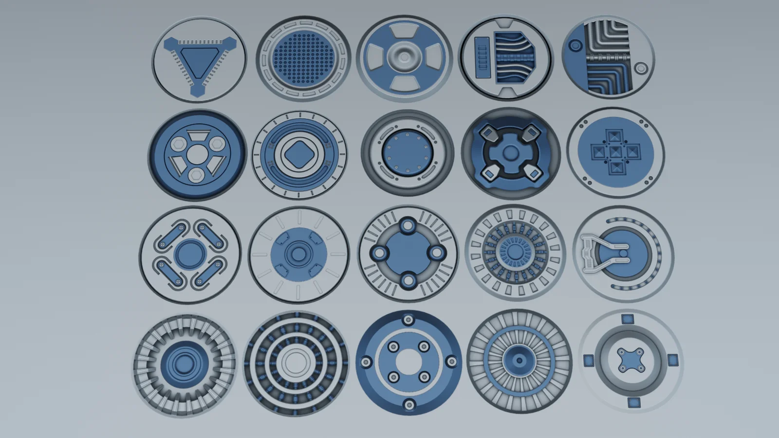 Sci-Fi Round Emissive Decals screenshot 3
