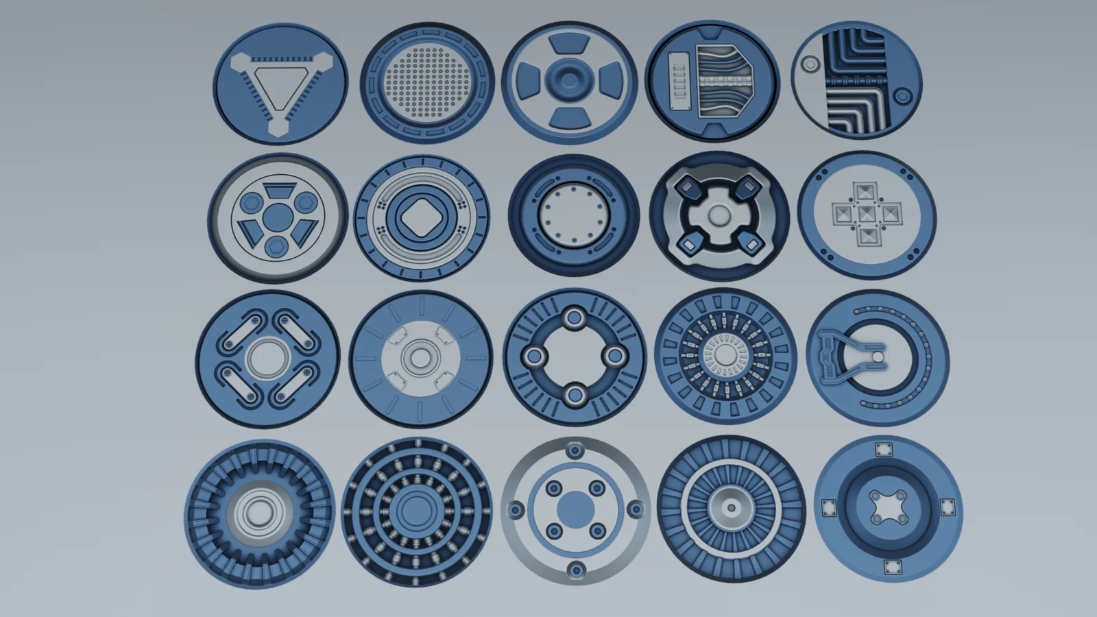 Sci-Fi Round Emissive Decals screenshot 4