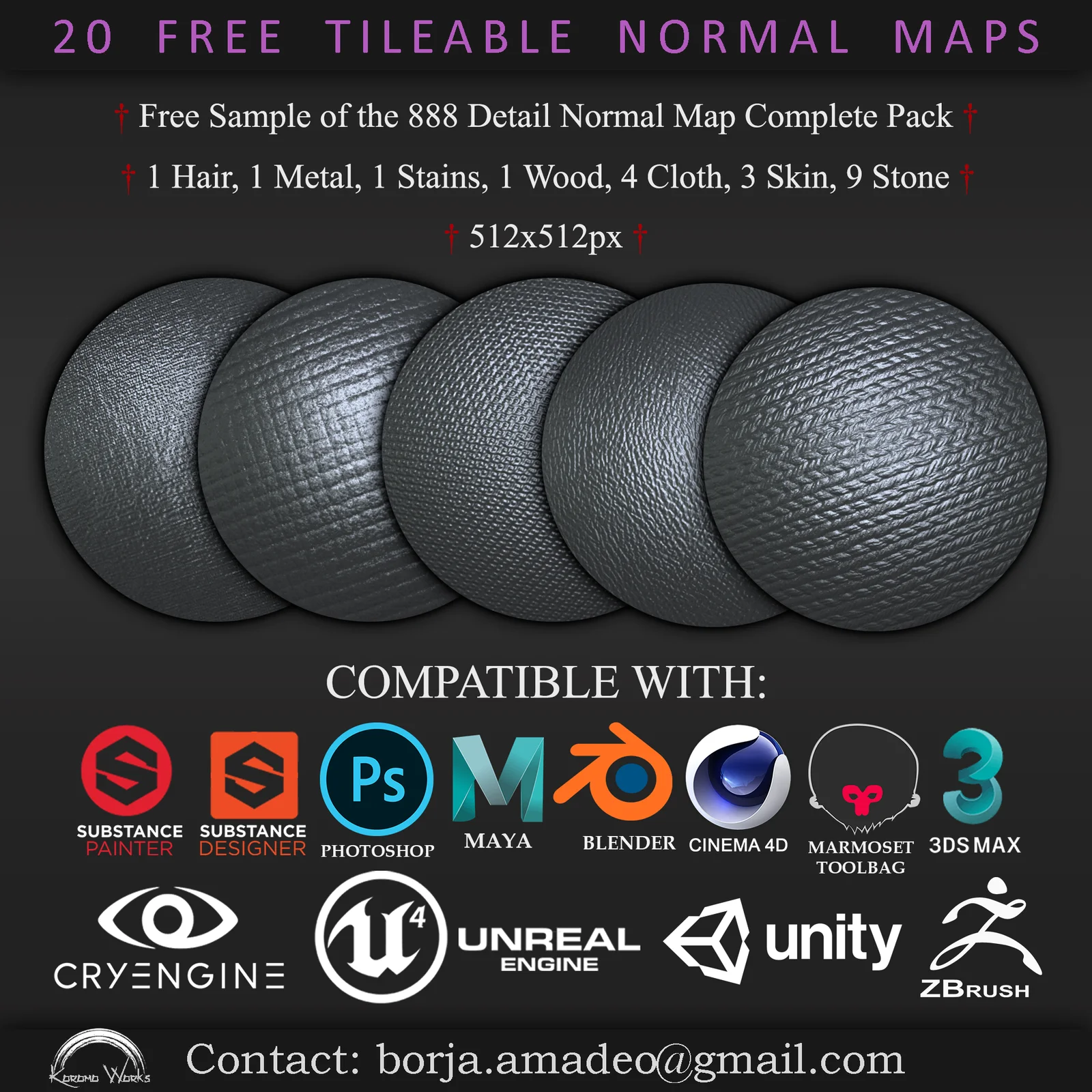 20 Detail Normal Maps screenshot 2