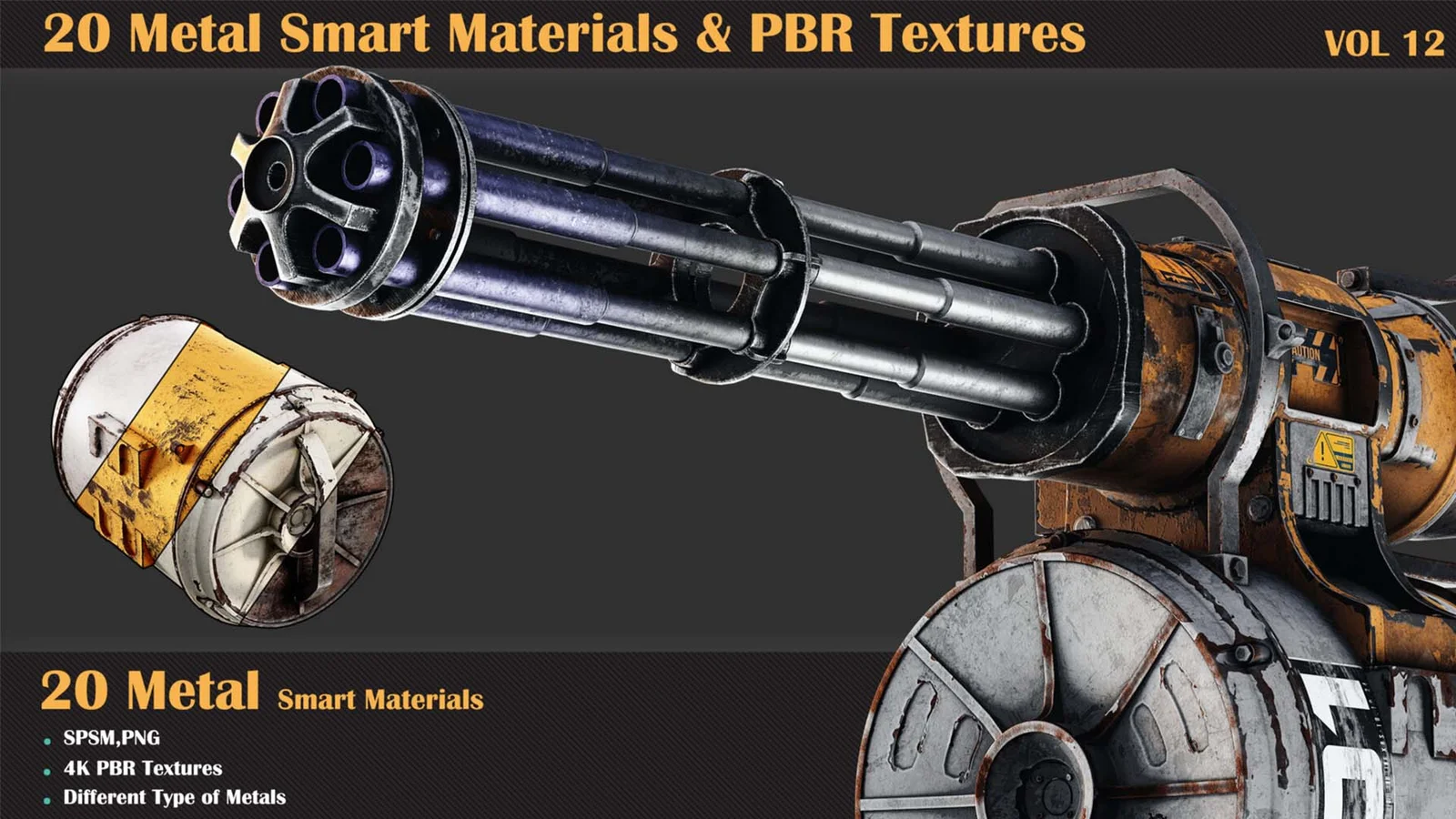 Metal PBR Textures Vol 12 screenshot 2