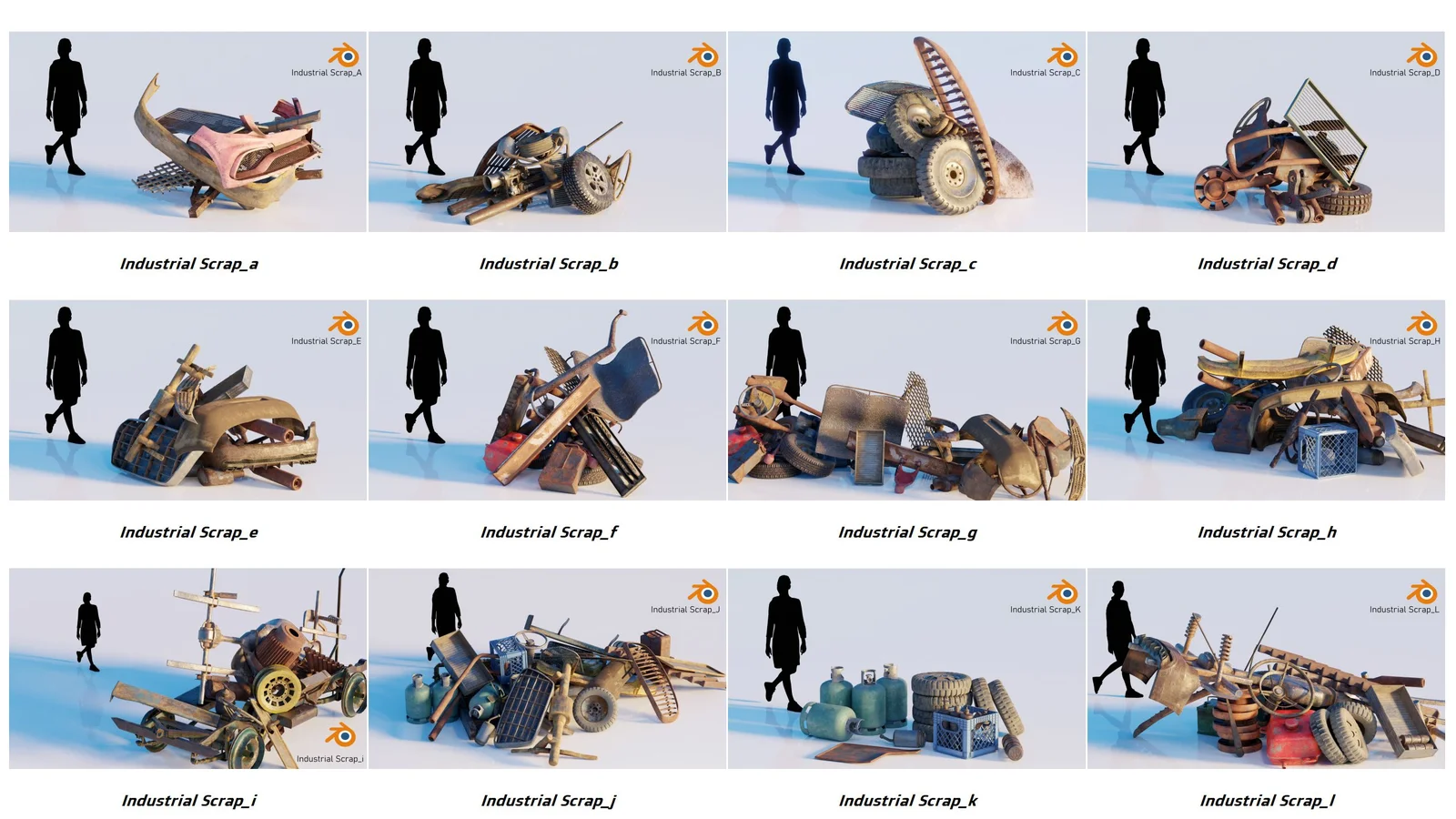 Industrial Debris Scrap Pack screenshot 6