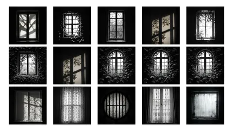 2000 High-Resolution Gobos - Blender textures & materials