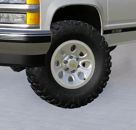 2005 Silverado Steelies - Blender 3d models