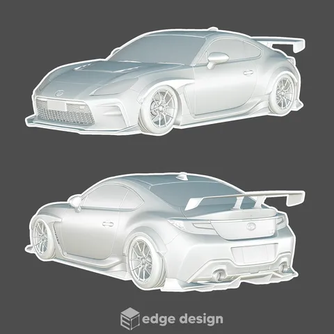 2022 Toyota GR86 Varis Arising-1 - Blender 3d models