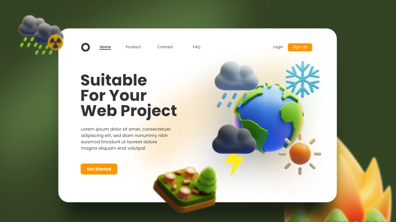 Climate Change 3D Icons screenshot 6