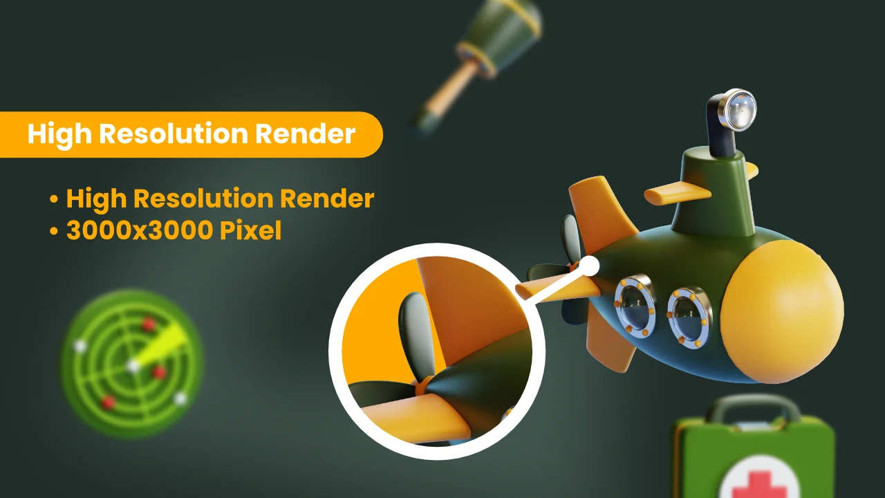 Army 3D Icons screenshot 3