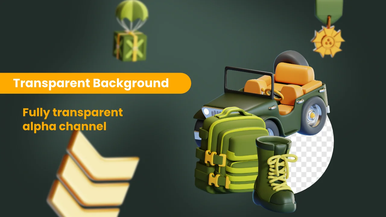 Army 3D Icons screenshot 4