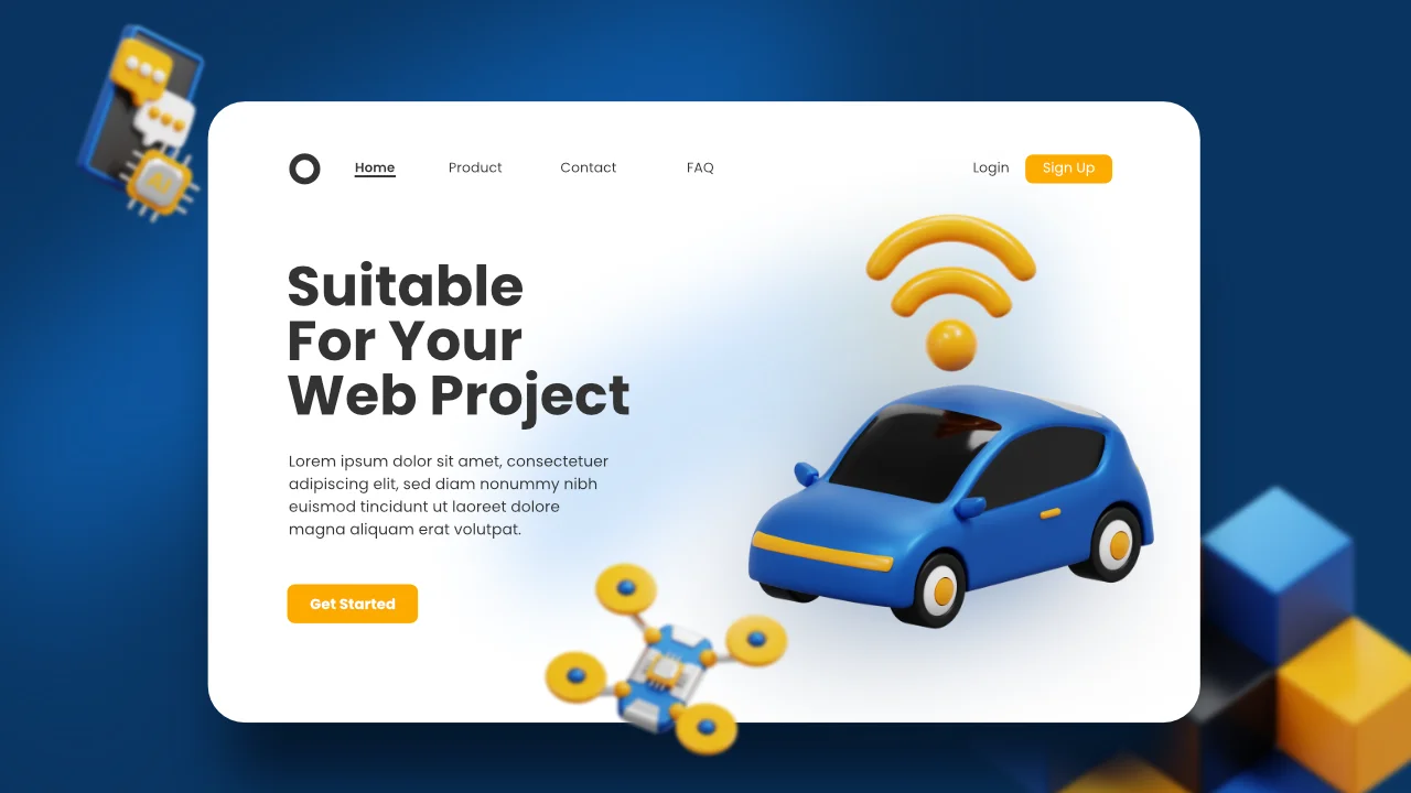 Artificial Intelligence 3D Icons screenshot 6