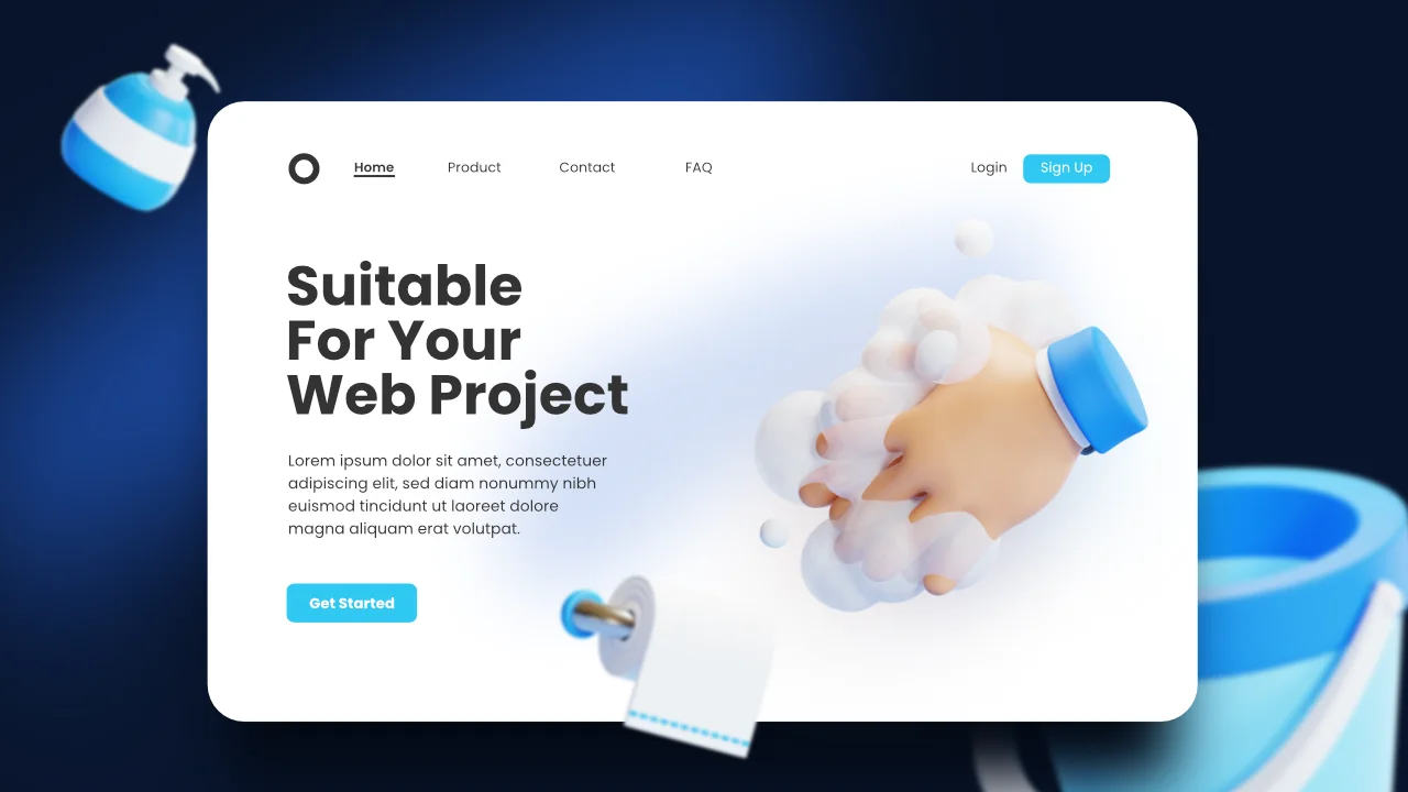 25 Bathroom 3D Icons screenshot 6