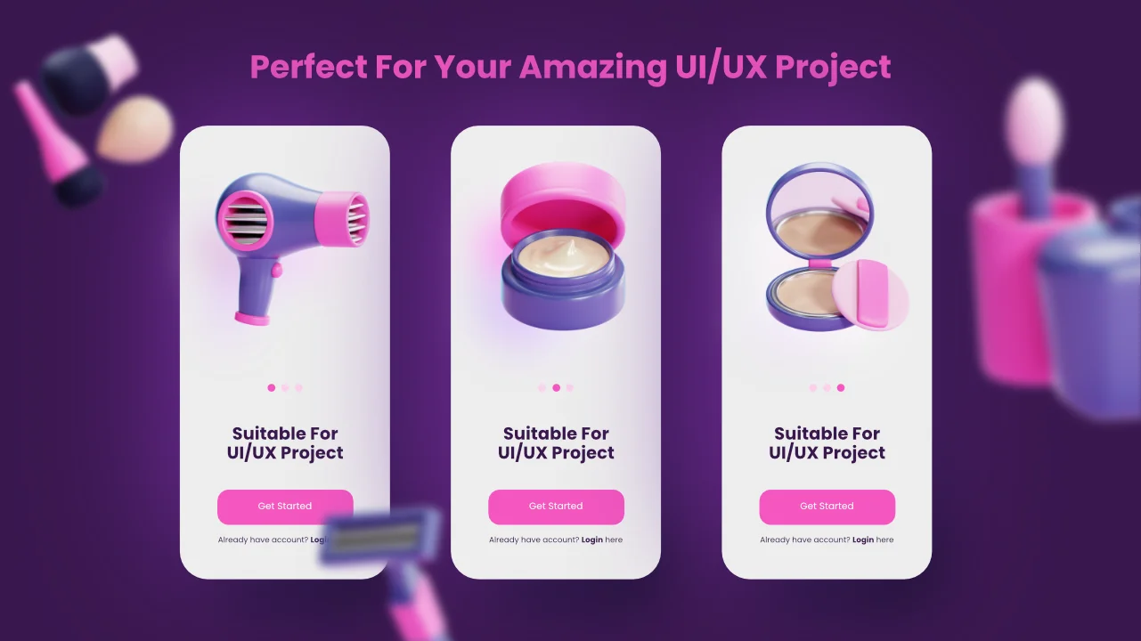 Beauty & Treatment 3D Icons screenshot 5