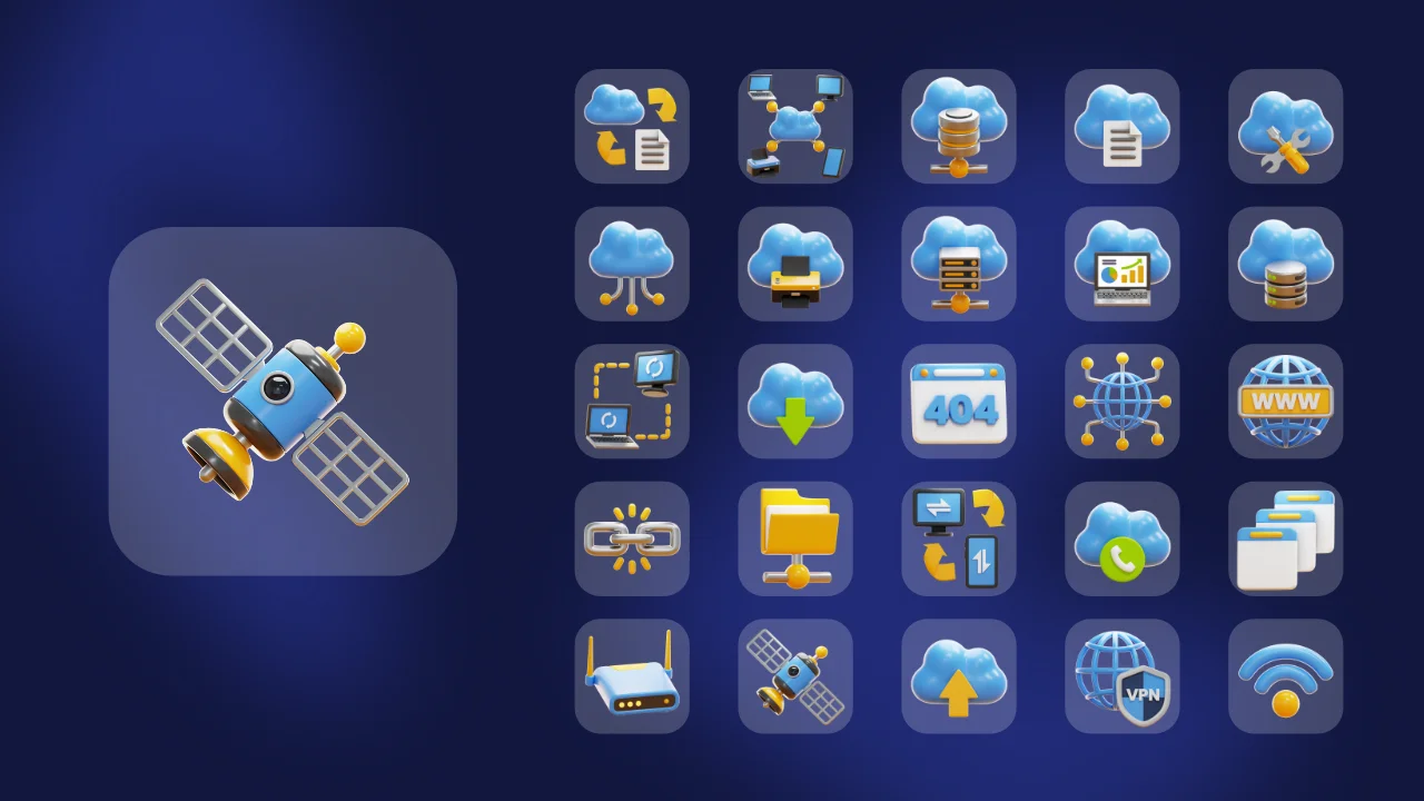 Cloud Computing & Networking Icons screenshot 7