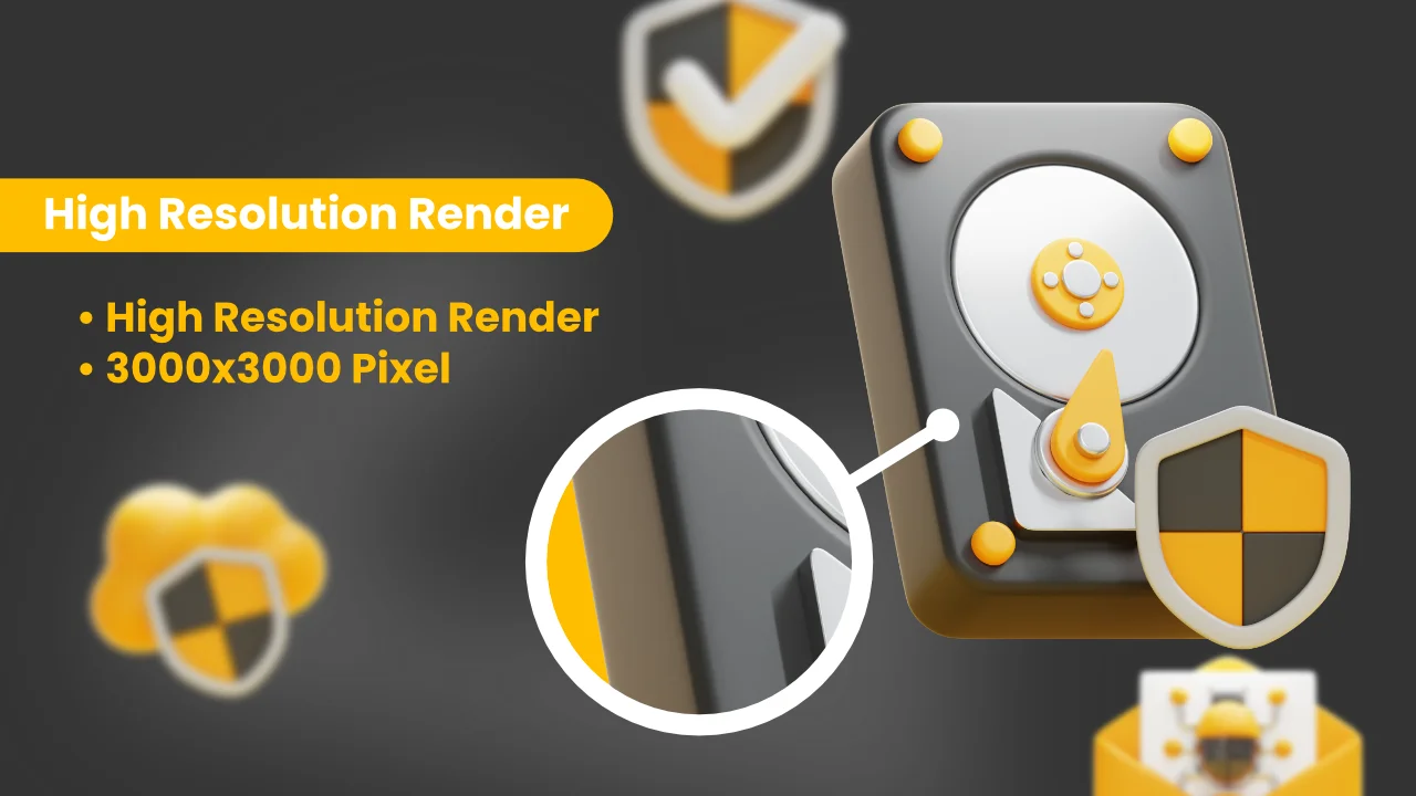 Cyber Security 3D Icons screenshot 3