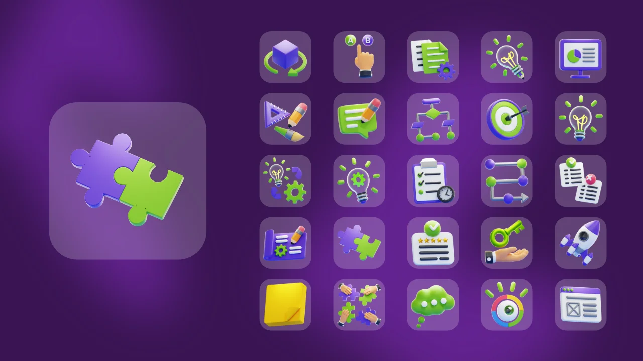 Design Thinking 3D Icons screenshot 7