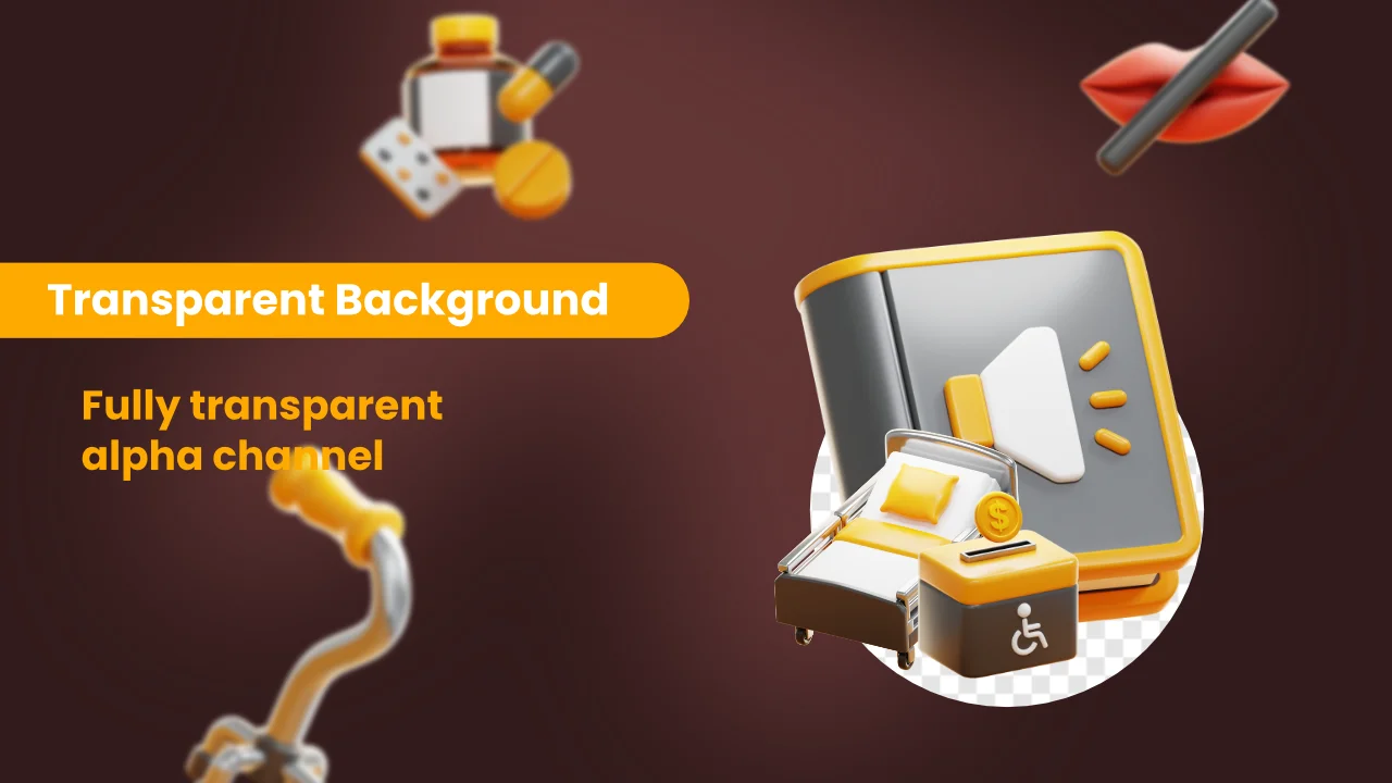 Difabel & Disability 3D Icons screenshot 4