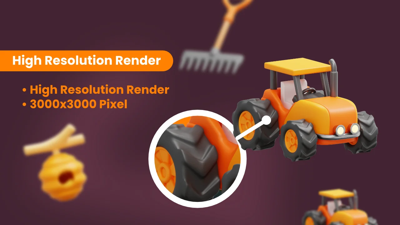 Farming & Agriculture 3D Icons screenshot 3