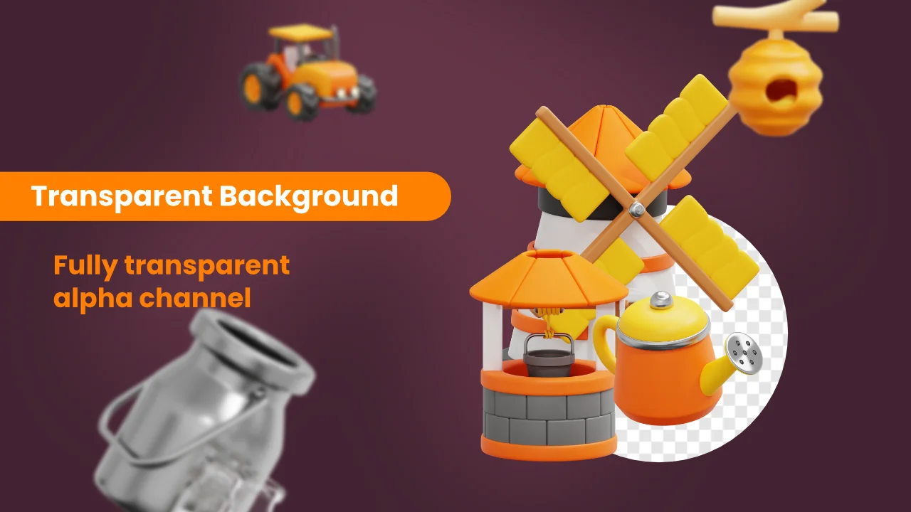 Farming & Agriculture 3D Icons screenshot 4