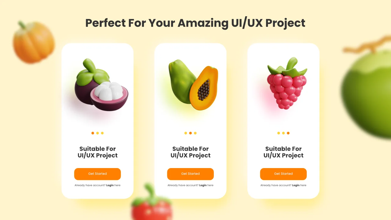 25 Fruits 3D Icons screenshot 6