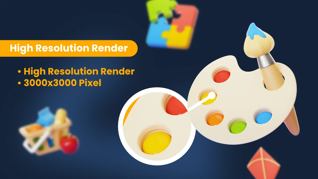 25 Hobbies 3D Icons screenshot 3