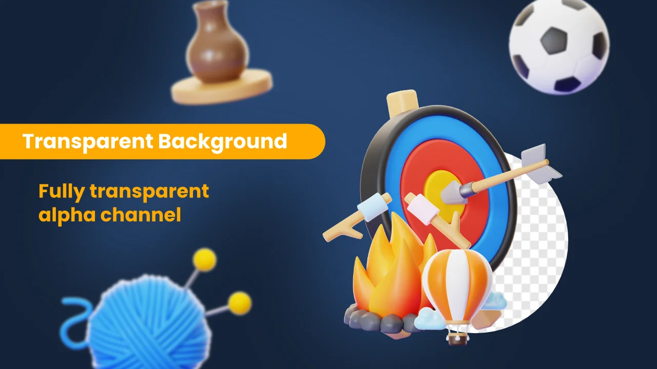 25 Hobbies 3D Icons screenshot 4