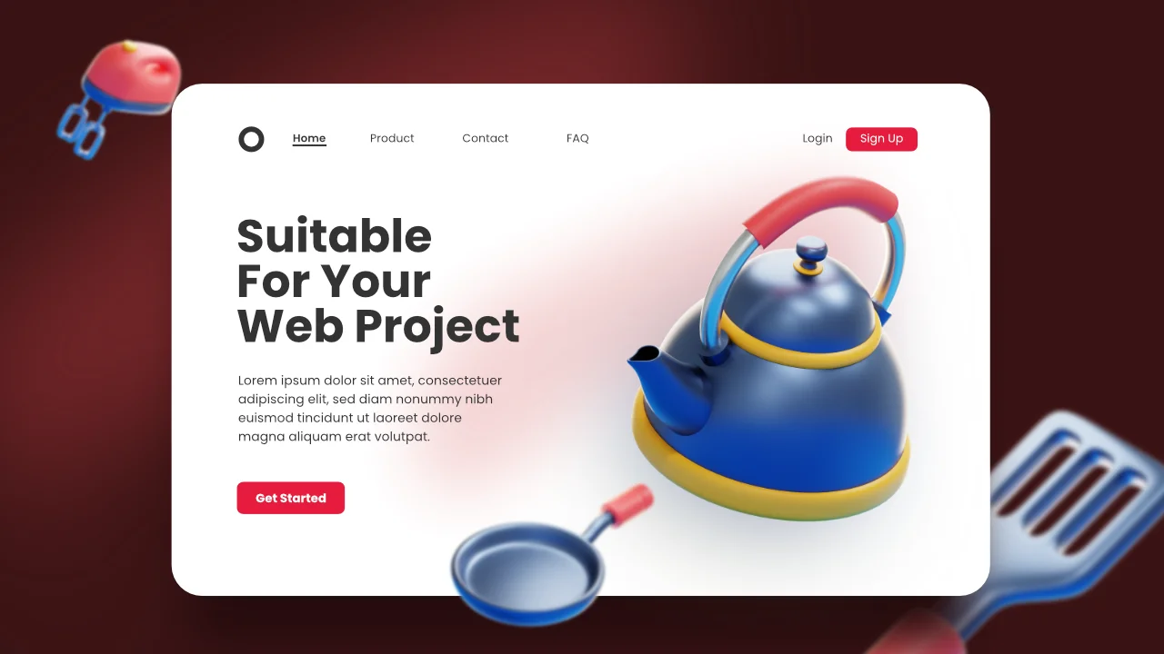 25 Kitchenware 3D Icons screenshot 6