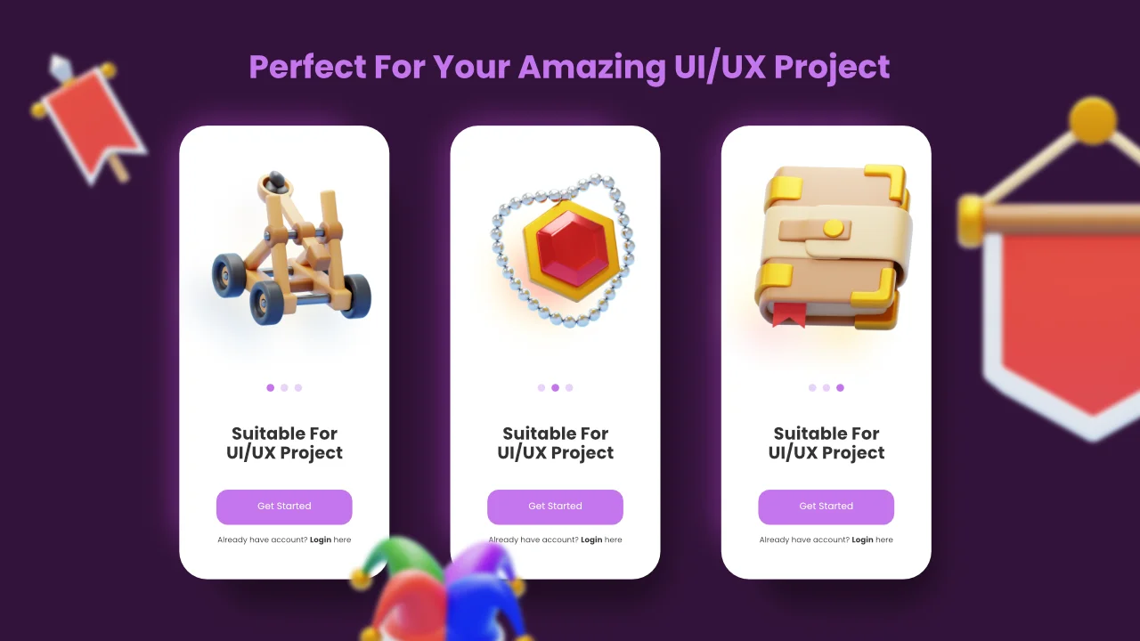 Medieval Ages 3D Icons screenshot 5