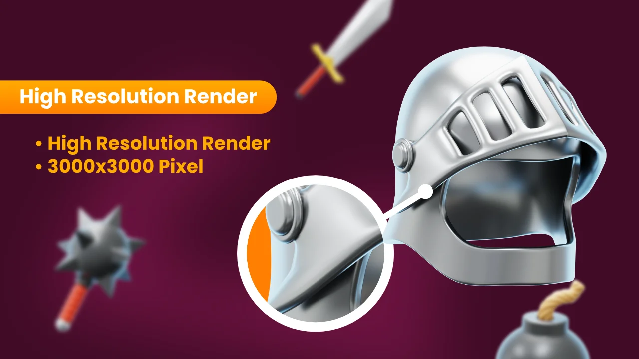 Medieval Weapon 3D Icons screenshot 3