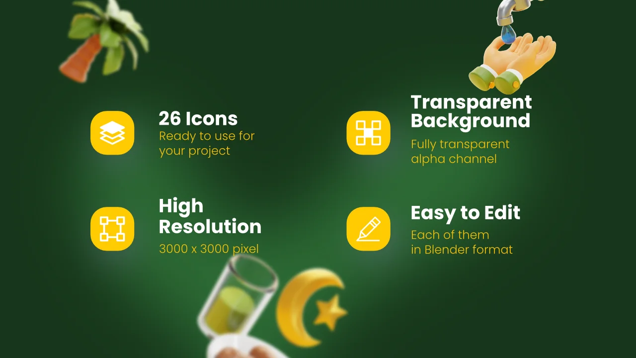 Ramadhan & Eid Mubarak Icons screenshot 2