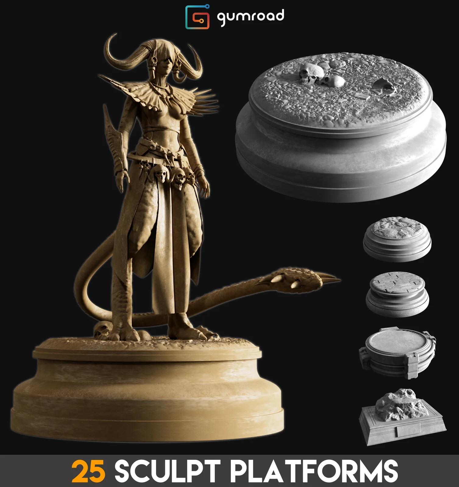 25 Sculpt Bases screenshot 4