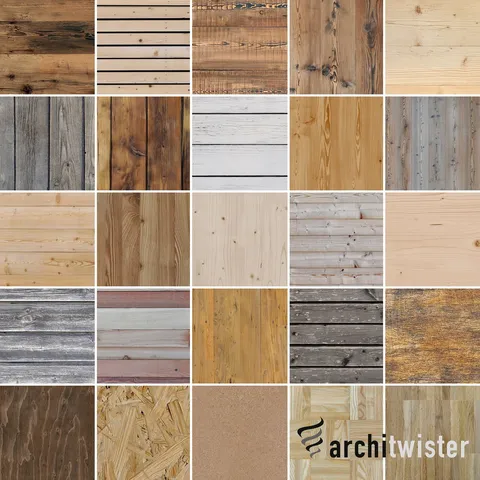 25 Seamless Wood Textures - Blender textures & materials