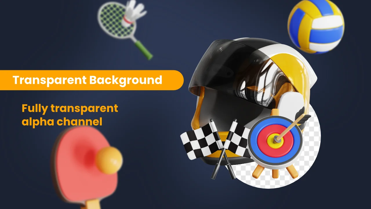 25 Sports 3D Icons screenshot 4