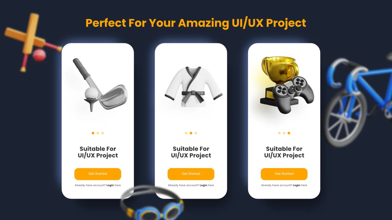 25 Sports 3D Icons screenshot 5