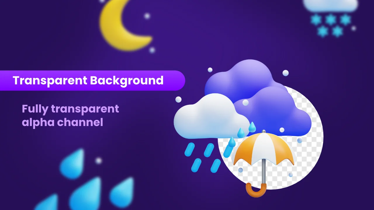 25 Weather 3D Icons screenshot 4