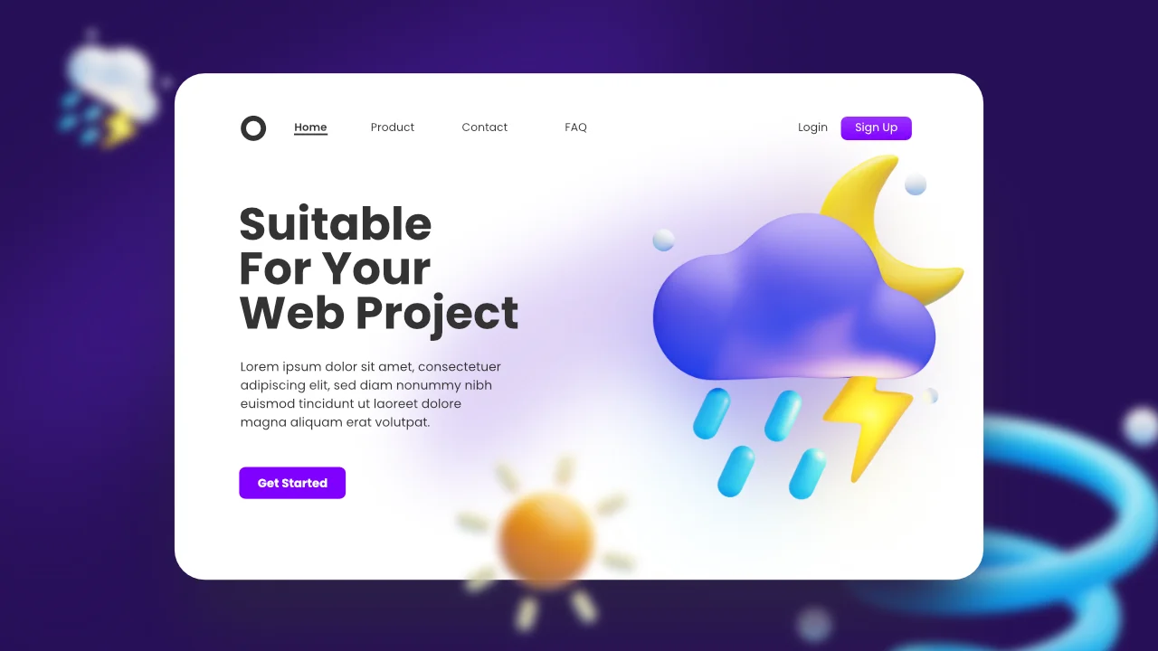 25 Weather 3D Icons screenshot 6
