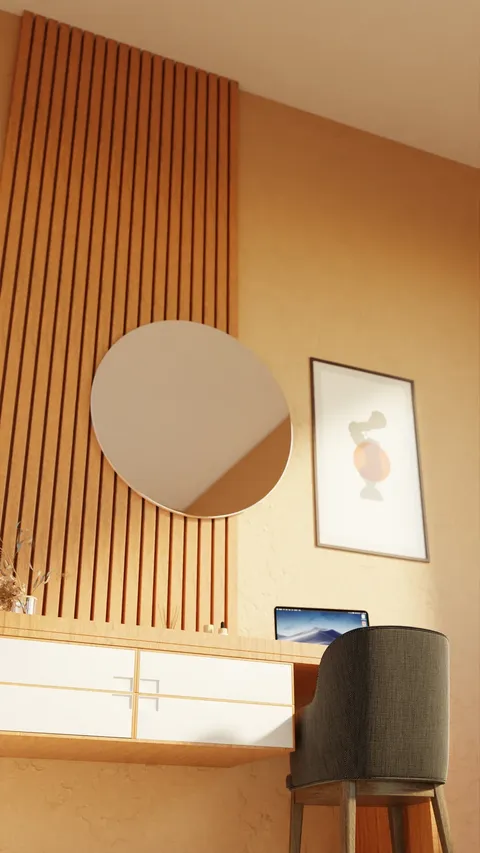 Dressing Table Workstation - Blender 3d models