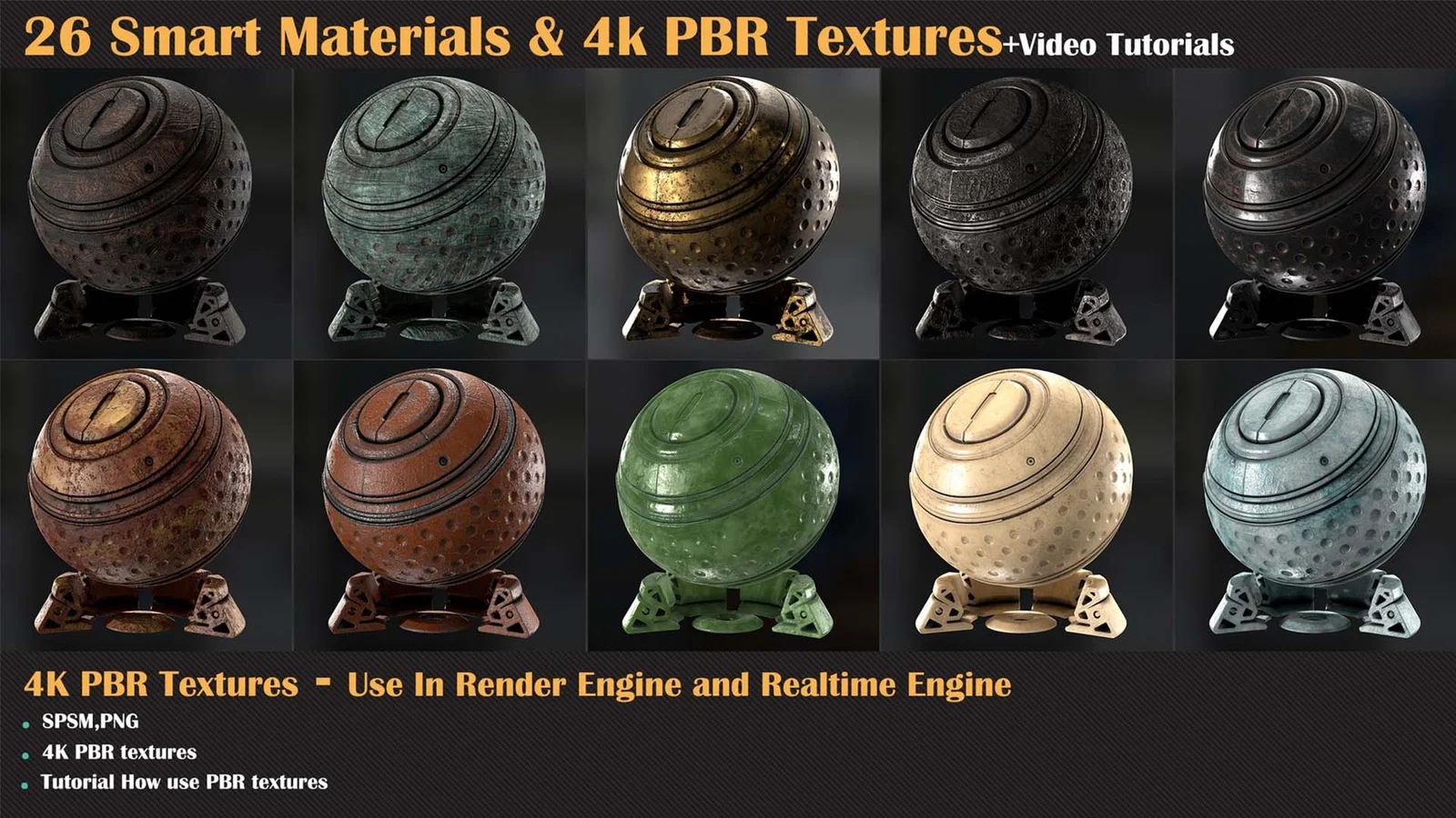 26 Materials & Textures Vol 01 screenshot 3