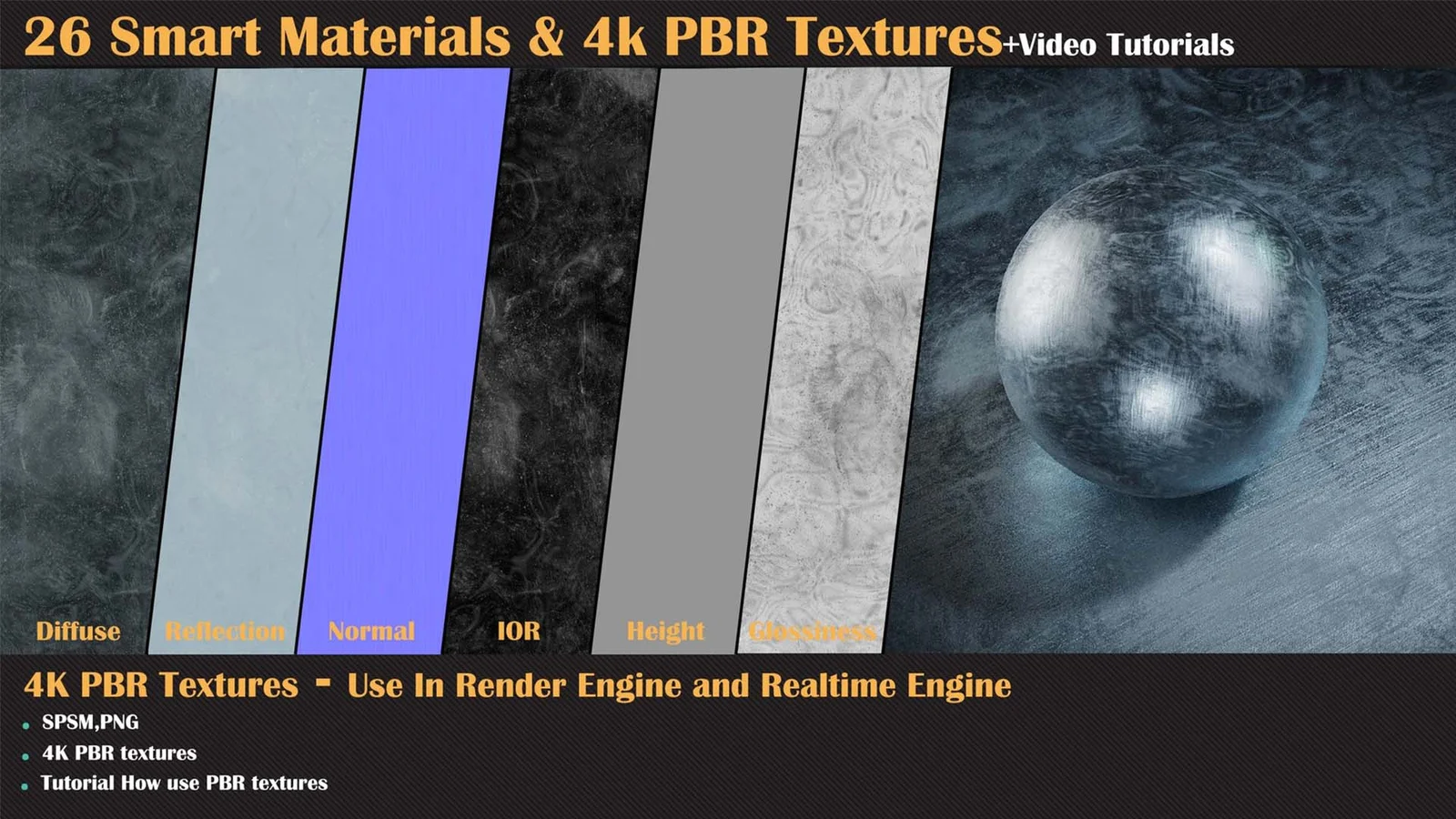 26 Materials & Textures Vol 01 screenshot 5