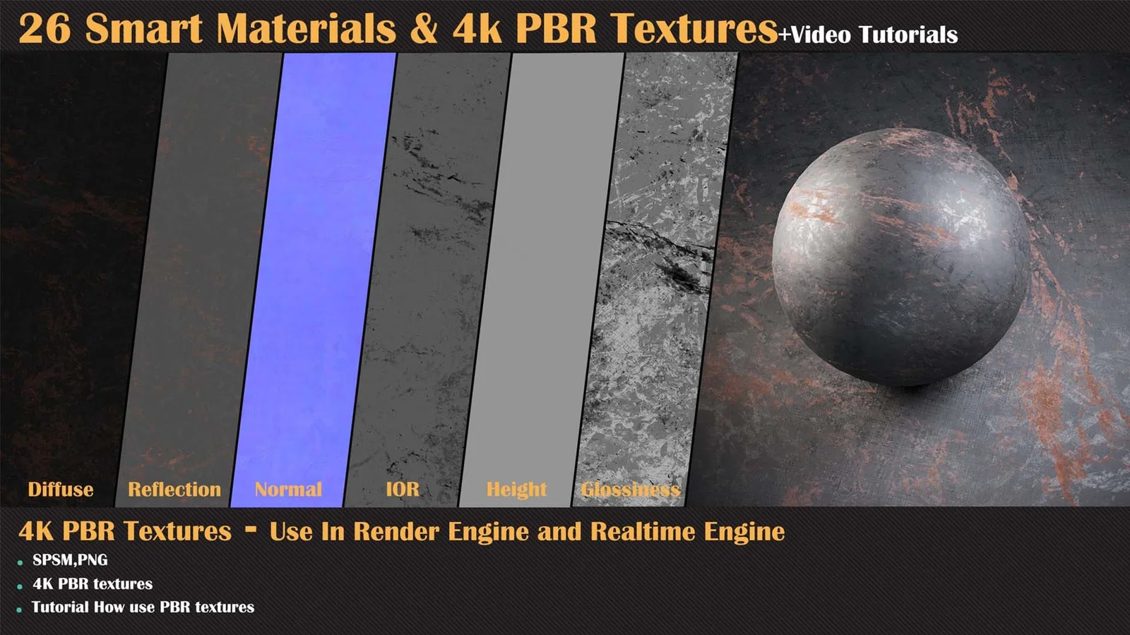 26 Materials & Textures Vol 01 screenshot 6