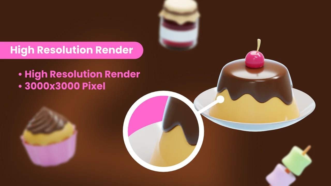 Sweets And Candies 3D Icons screenshot 3