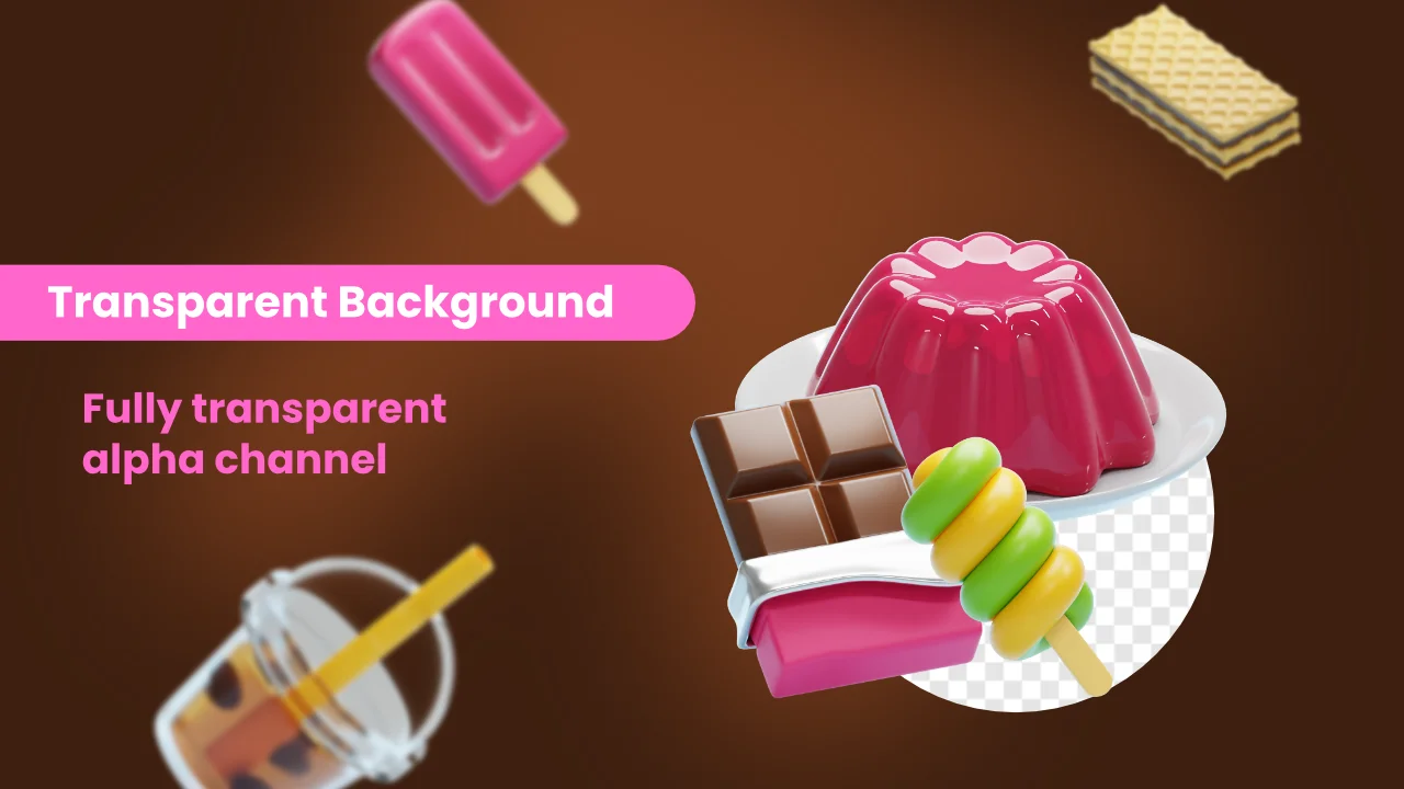 Sweets And Candies 3D Icons screenshot 4