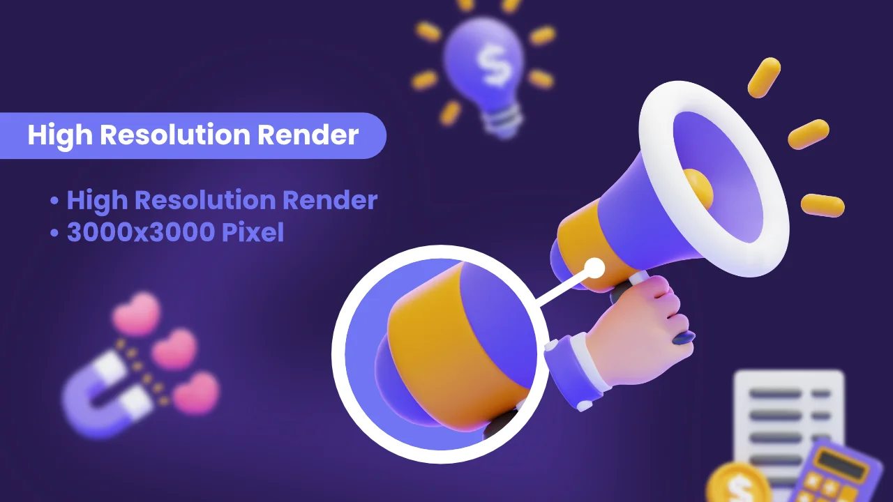 Business & Marketing 3D Icons screenshot 3