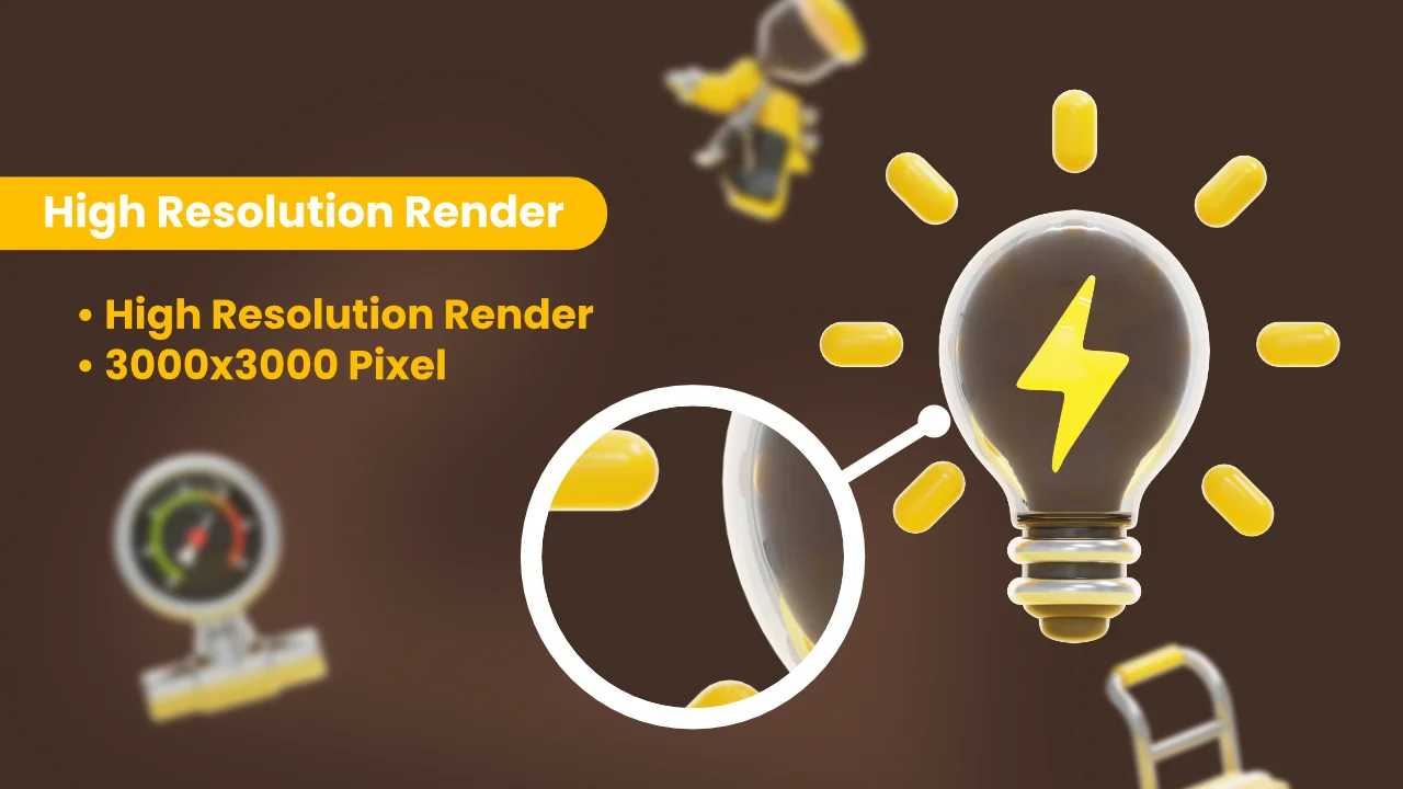 Factory & Manufacture 3D Icons screenshot 3