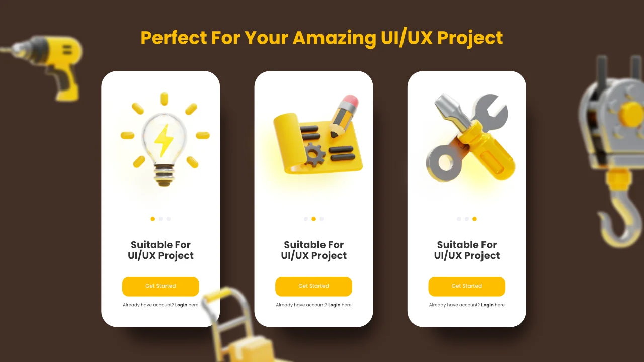 Factory & Manufacture 3D Icons screenshot 6