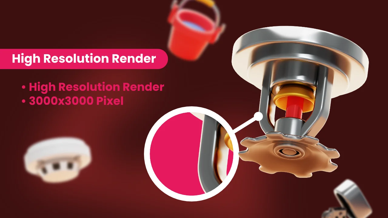 27 Fire Fighters 3D Icons screenshot 3