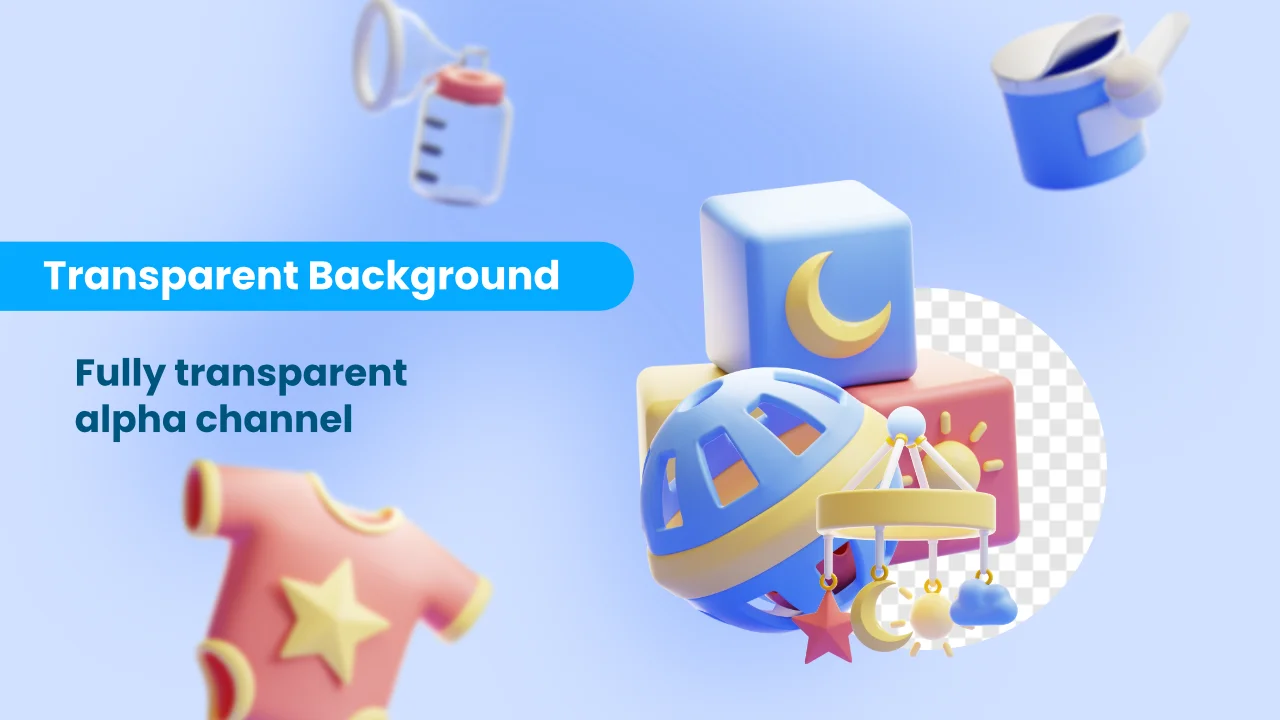 Baby & Kids 3D Icons screenshot 4