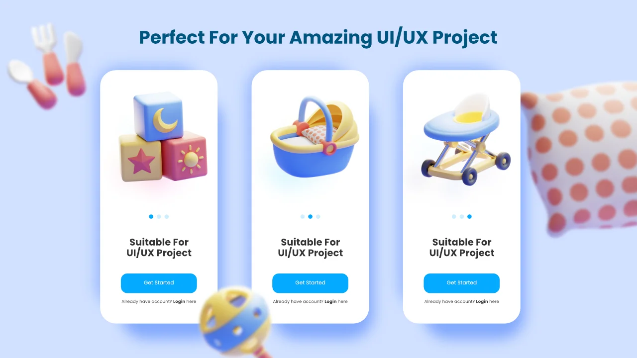 Baby & Kids 3D Icons screenshot 5