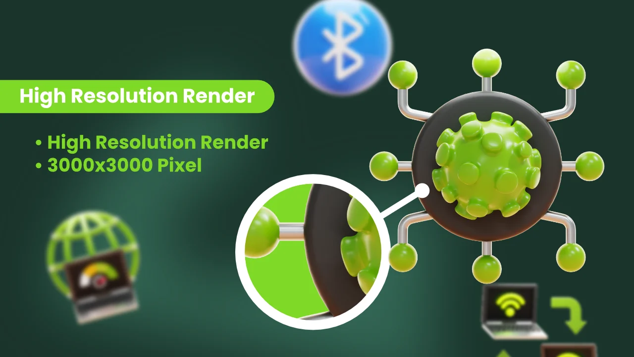 Networking 3D Icons screenshot 3