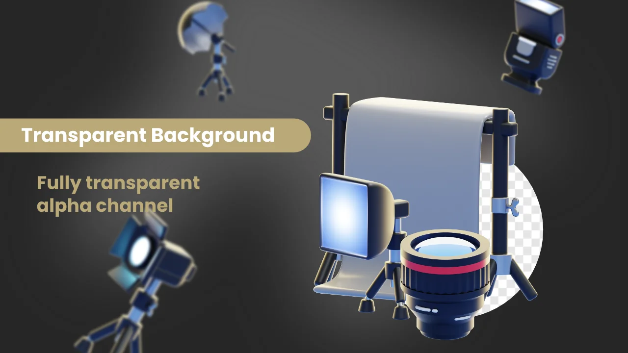 Camera & Photography 3D Icons screenshot 4