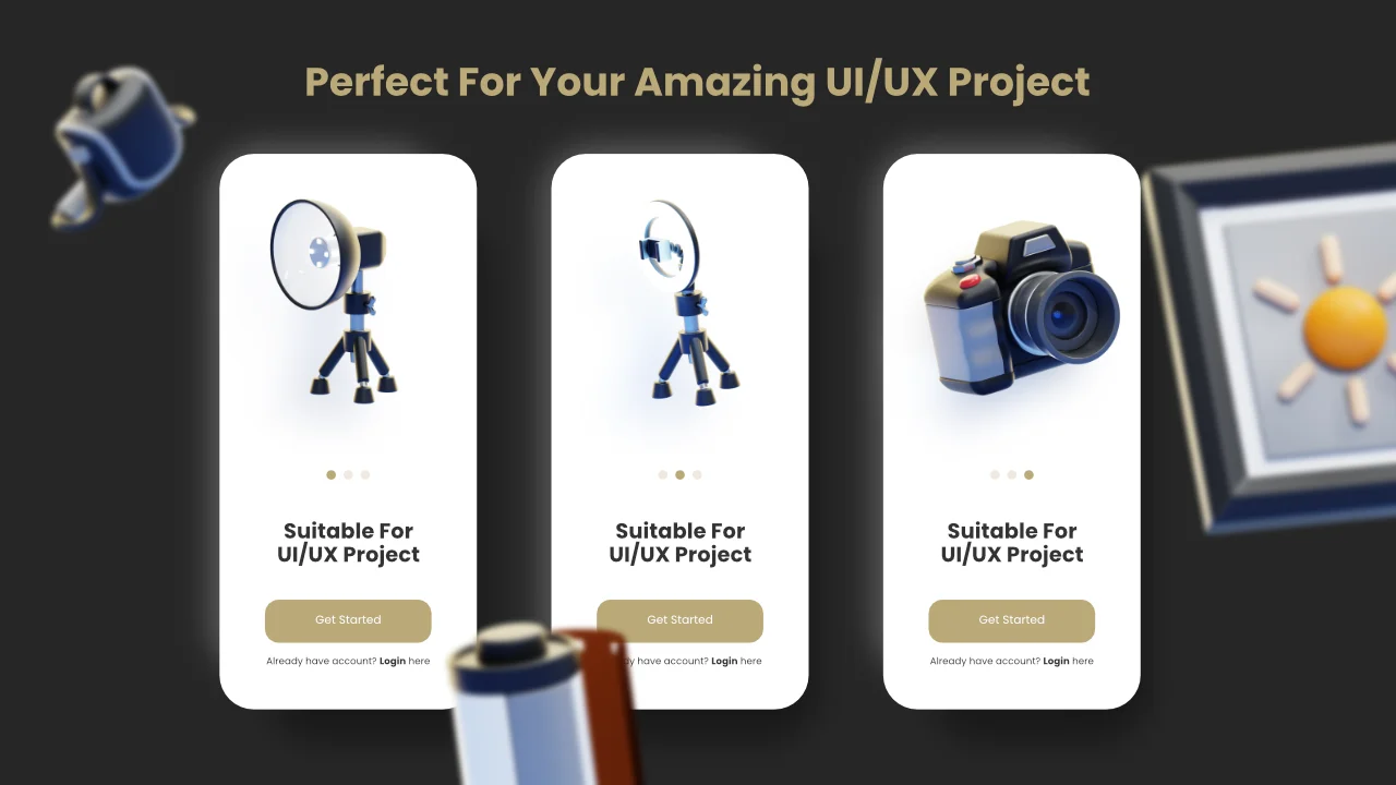 Camera & Photography 3D Icons screenshot 5